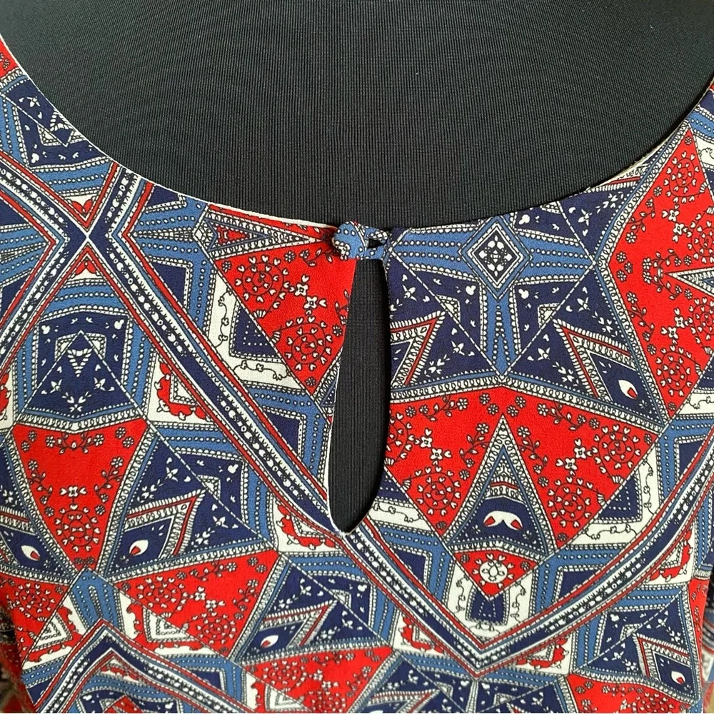 Anthropologie Paper Crown Efflorescence swing dress EUC
